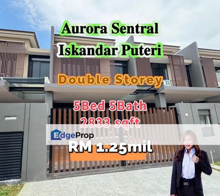 Aurora Sentral Iskandar Puteri Double Storey, Johor, 