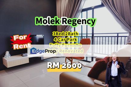 Molek Regency Apartment Fully Furnished & Renovated, Johor, Johor Bahru