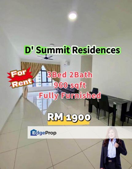 D'Summit Residences @ Fully Furnished, Johor, Johor Bahru
