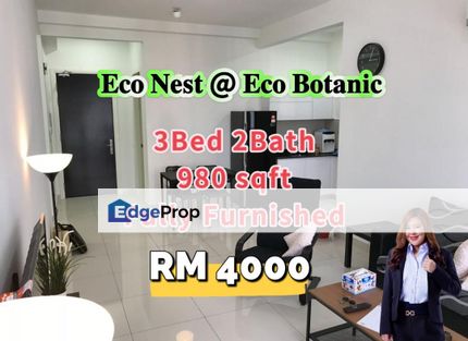 Eco Nest @ Eco Botanic @ Fully Furnished, Johor, Nusajaya