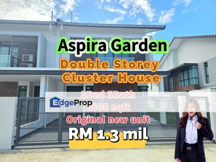 Aspira Garden Double Storey Cluster House, Johor, Gelang Patah