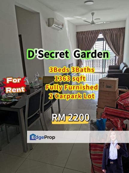 D'Secret Garden Kempas Indah @ Fully Furnished , Johor, Johor Bahru