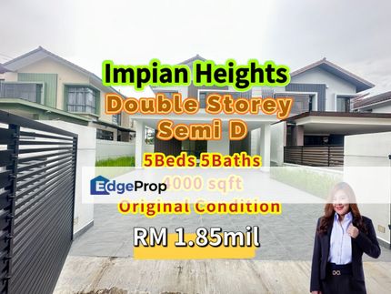 Taman Impian Emas Double Storey Semi D, Johor, Skudai