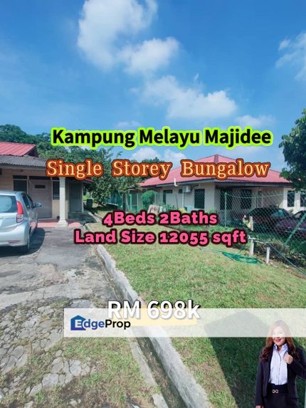 Kampung Melayu Majidee Single Storey Bungalow, Johor, Johor Bahru