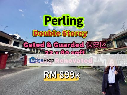 Perling / Gated & Guard 保安区  / 22x80 DOUBLE STOREY, Johor, Johor Bahru