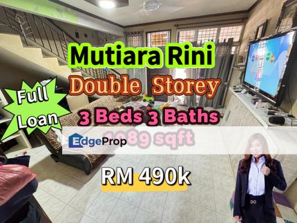 Taman Mutiara Rini Full Loan Double Storey , Johor, Skudai
