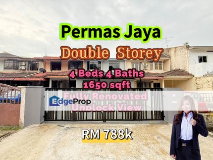 Permas Jaya Double Storey @ Fully Renovated , Johor, Permas Jaya/Senibong