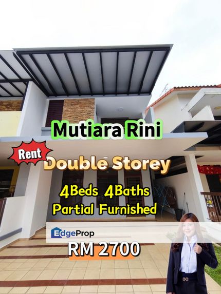 Mutiara Rini Double Storey @ Partial Furnished, Johor, Skudai