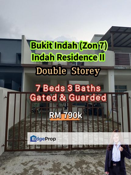 Bukit Indah (Zon 7) Double Storey, Johor, Johor Bahru