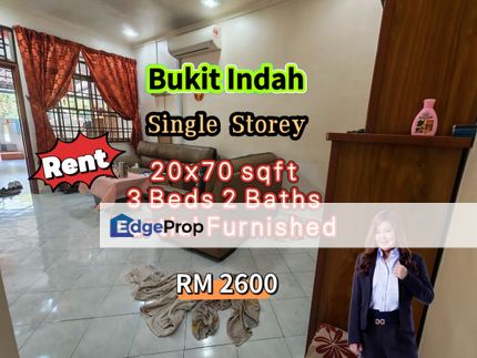 Bukit Indah Single Storey @ Partial Furnished, Johor, Johor Bahru