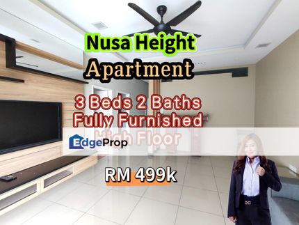Nusa Height Apartment Fully Furnished , Johor, Gelang Patah