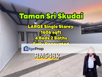 Taman Sri Skudai Single Storey Fully Renovated, Johor, Skudai