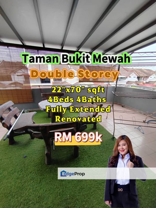 Taman Bukit Mewah Double Storey Fully Extended @ Renovated, Johor, Johor Bahru