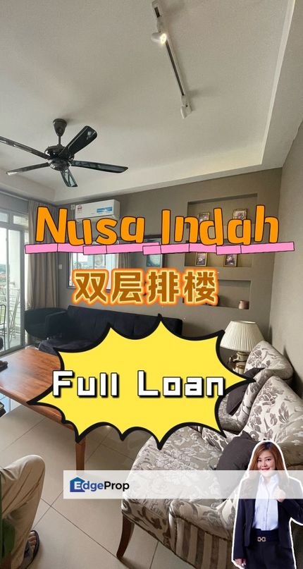 Nusa Indah Double Storey House @ Full Loan Unit, Johor, Nusajaya