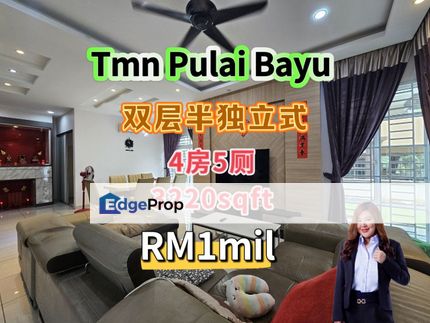 Taman Pulai Bayu Double Storey Semi D, Johor, Skudai