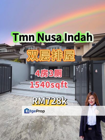 Taman Nusa Indah Double Storey @ Fully Renovated, Johor, Nusajaya