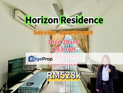 Horizon Residence Service Apartment  @ Furnished @ Renovated , Johor, Bukit Indah