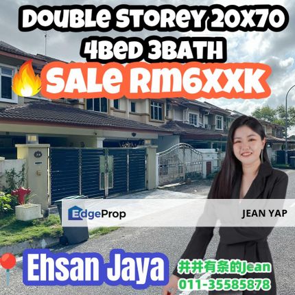 Taman Ehsan Jaya Double Storey, Johor, Johor Bahru
