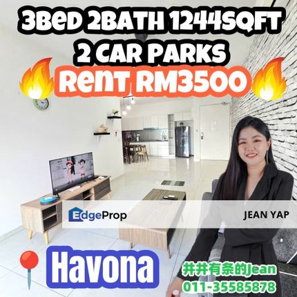 Havona 3BR Fully Furnished , Johor, Johor Bahru