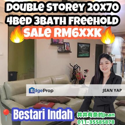 Bestari Indah Double Storey Terrace, Johor, Ulu Tiram