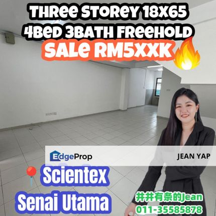 Scientex Utama Senai 3 Storey, Johor, Senai