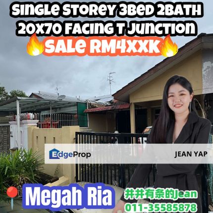 Megah Ria Single Storey , Johor, Masai