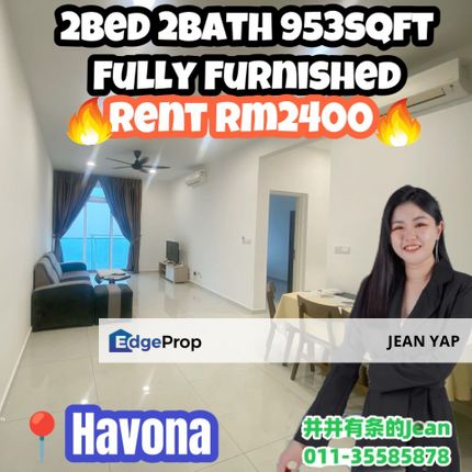 Havona 2BR Fully Furnished , Johor, Johor Bahru