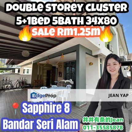 Sapphire 8 Double Storey Cluster, Johor, Masai