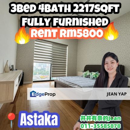 Astaka 3BR Fully Furnished, Johor, Johor Bahru