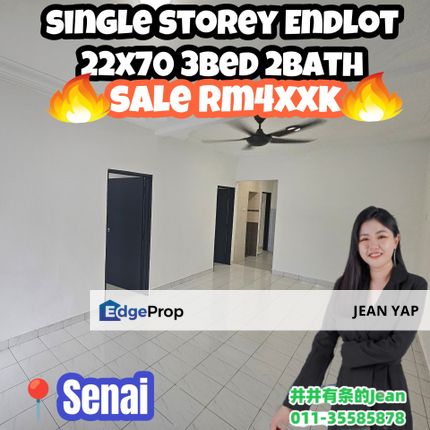 Jalan Bintang Taman Senai Single Storey Endlot, Johor, Senai