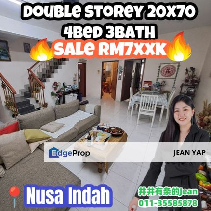 Nusa Indah Double Storey , Johor, Nusajaya