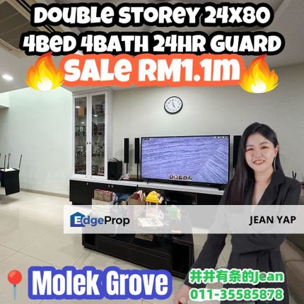 Molek Grove Double Storey, Johor, Johor Bahru