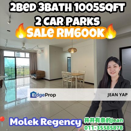 Molek Regency 2BR 2Car Parks, Johor, Johor Bahru