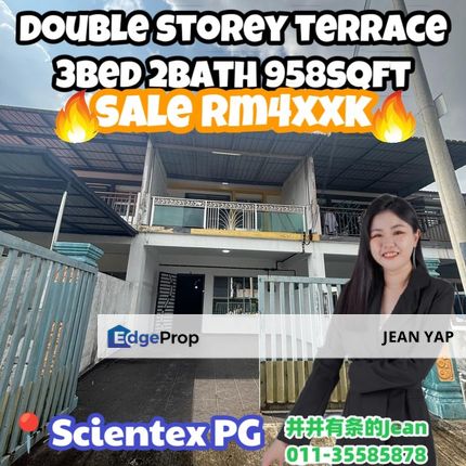 Scientex Pasir Gudang Double Storey Terrace, Johor, Pasir Gudang