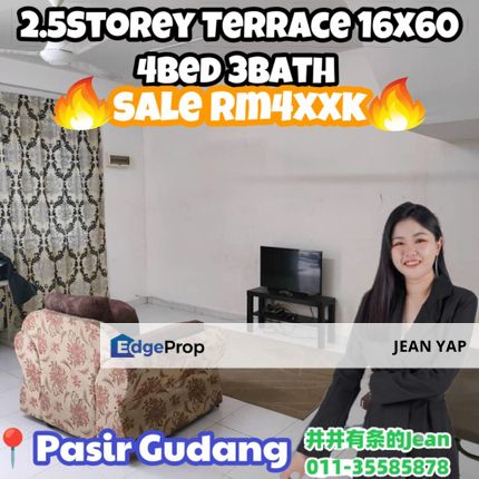Jalan Tiong Taman Scientex 2.5storey Terrace, Johor, Pasir Gudang