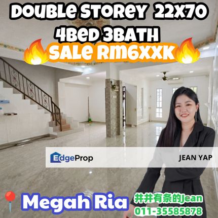 Megah Ria Double Storey Terrace House, Johor, Masai