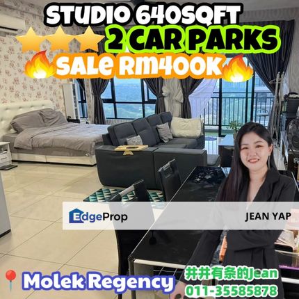 Molek Regency Studio Fully Furnished, Johor, Johor Bahru
