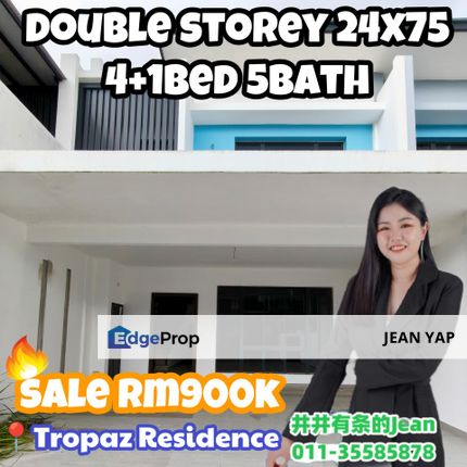 Tropaz Residence Double Storey Bare Unit, Johor, Masai