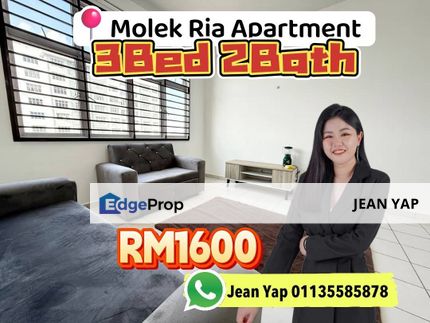 Molek Ria Apartment 3Bedroom, Johor, Johor Bahru