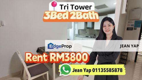 TriTower 3Bedroom Fully Furnished , Johor, Johor Bahru