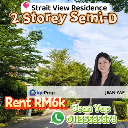 Strait View Residence 2 Storey Semi D, Johor, Permas Jaya/Senibong