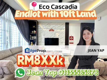 Eco Cascadia Double Storey Endlot with Land, Johor, Johor Bahru