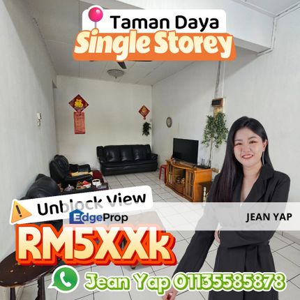 Taman Daya Single Storey , Johor, Johor Bahru