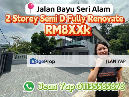 Jalan Bayu Seri Alam Double Storey Semi D, Johor, Masai