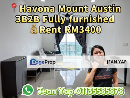 Havona 3Bedroom Fully Furnished , Johor, Johor Bahru
