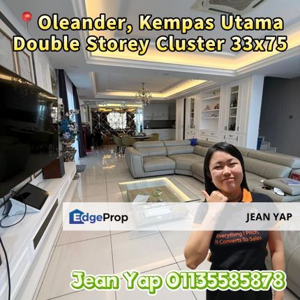 Oleander Kempas Utama Double Storey Cluster, Johor, Johor Bahru