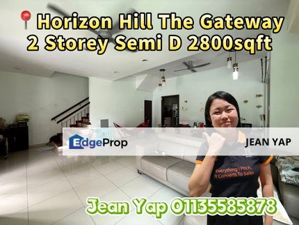Gateway Horizon Hill Double Storey Semi D, Johor, Nusajaya