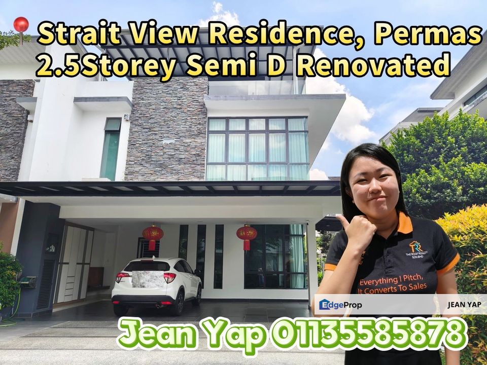 Strait View Residence 2.5 Storey Semi D, Johor, Permas Jaya/Senibong