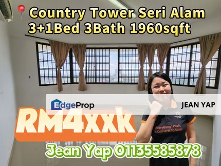 Country Tower Condominium 3+1Bedroom, Johor, Masai