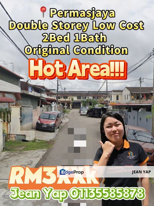 Permas Jaya Double Storey Low Cost, Johor, Permas Jaya/Senibong